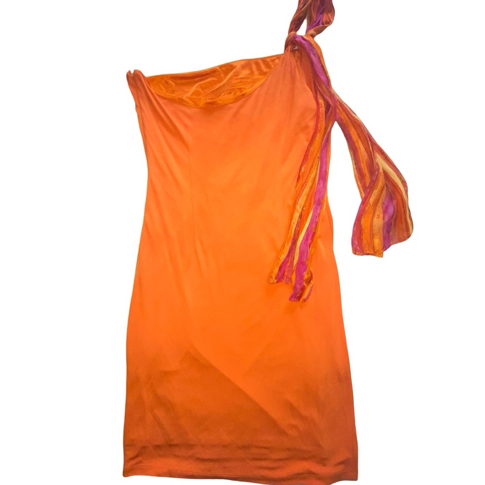 David Meister‎ Vibrant Orange mini dress size 10
